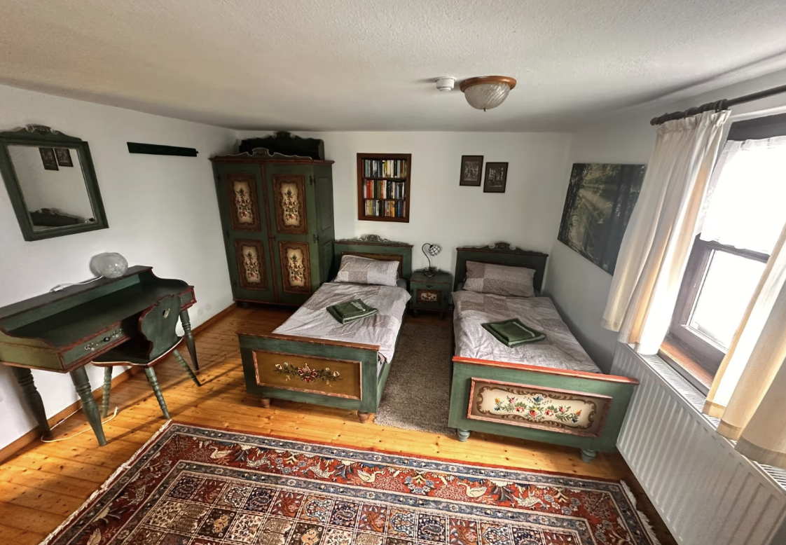 Schlafzimmer der Fachwerkidylle