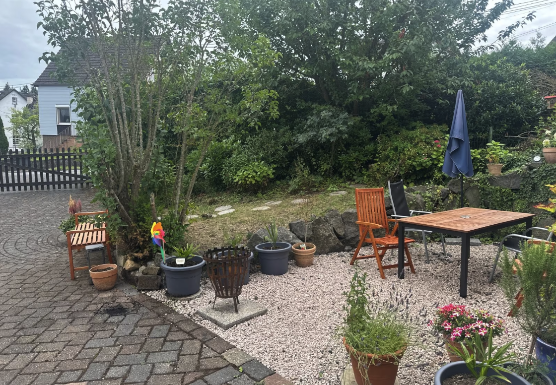 Garten und Hof der Fachwerkidylle